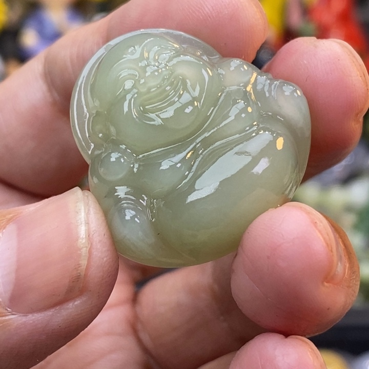 用***3和田玉未镶嵌颈饰