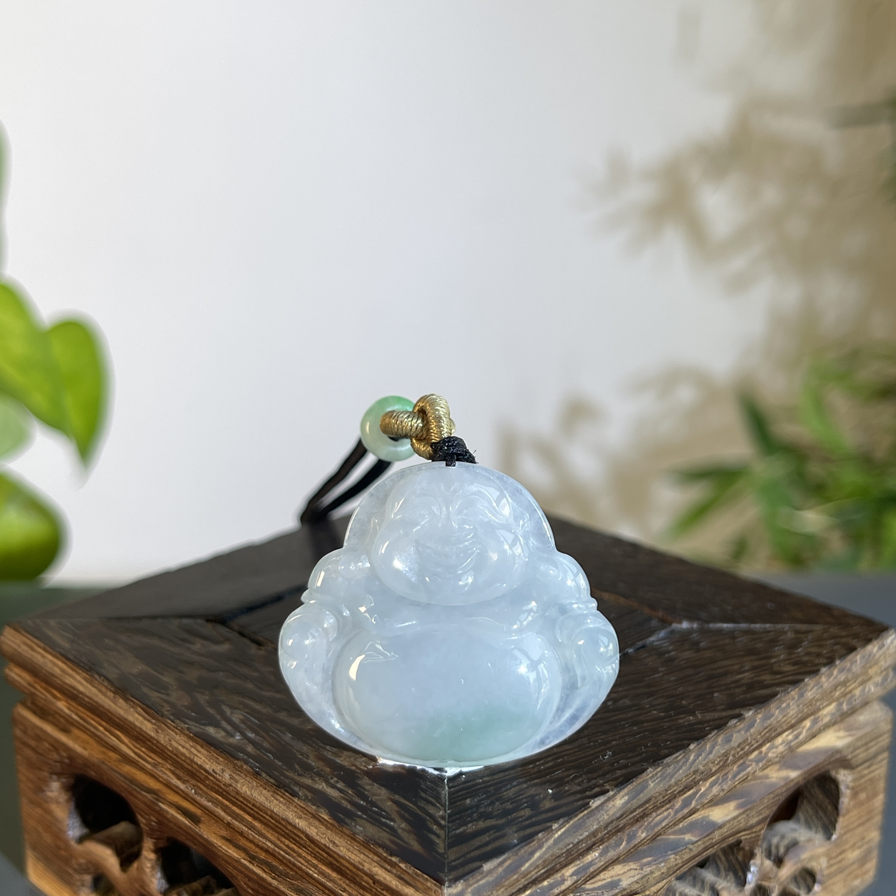 JTA08-57  天然缅甸A货翡翠  佛公