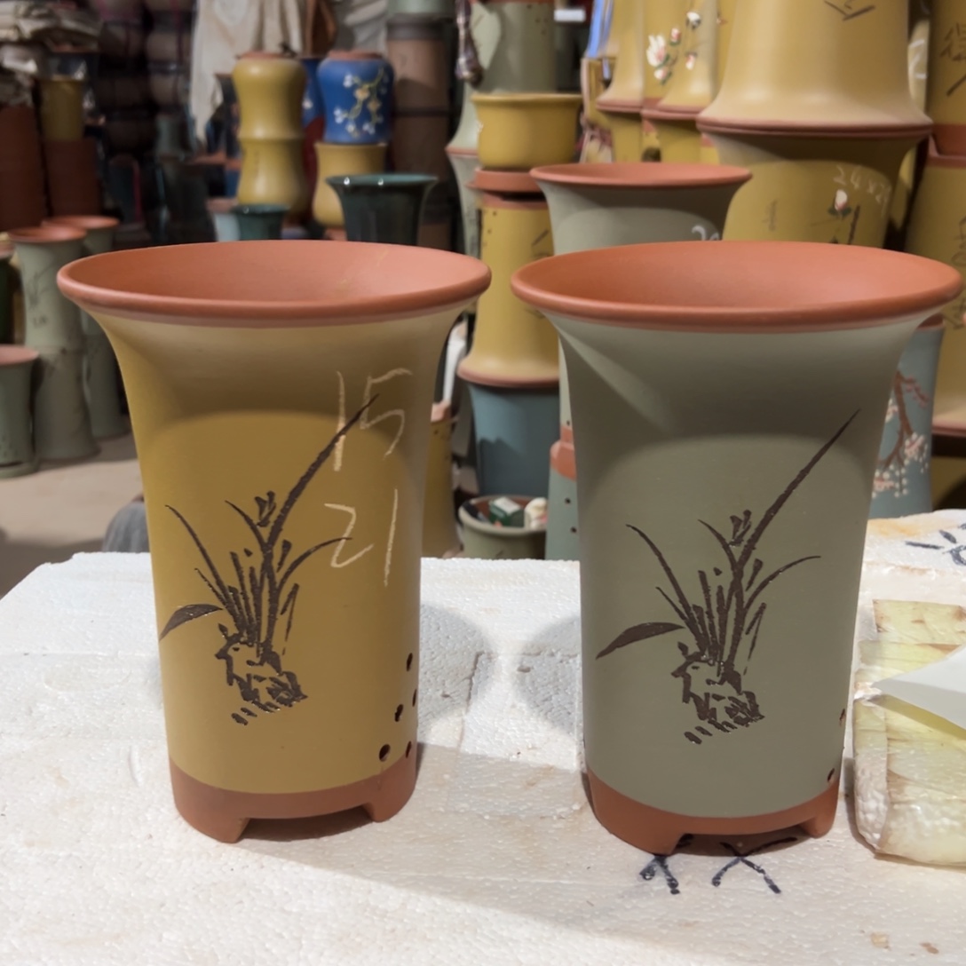 宜兴川阁紫砂花盆