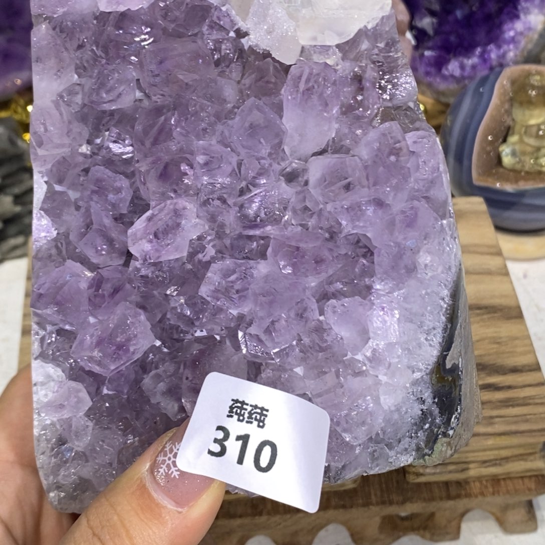 紫晶大型摆件（非配饰）未镶嵌大牙仙女紫方解石