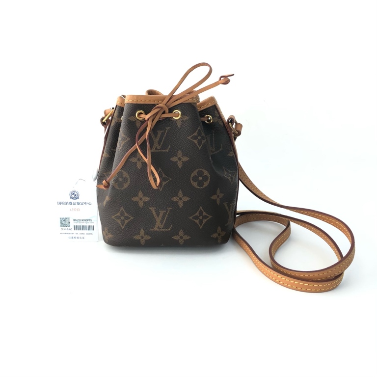 95新 LV 安洁利严选 LV老花neo抽绳水桶单肩包 WH501070