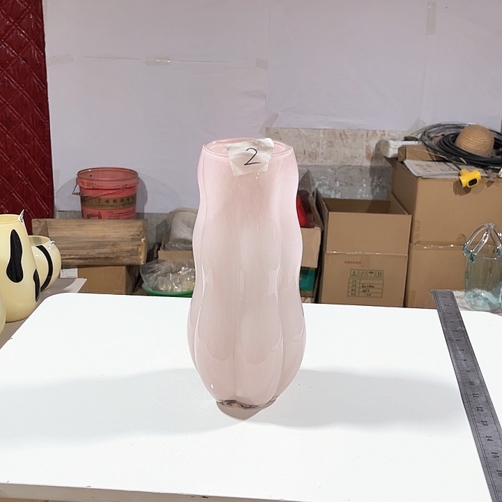 玻璃2原色高25口8玻璃花瓶嘎嘎好看玻璃花瓶