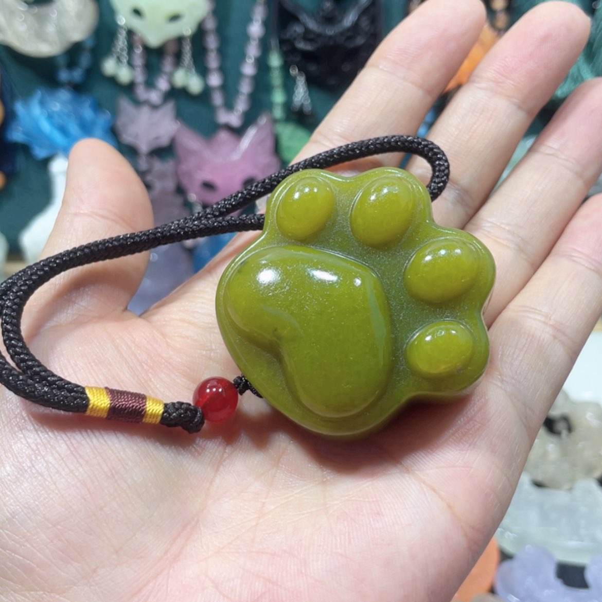 【闪购商品】未镶嵌岫玉颈饰50手把