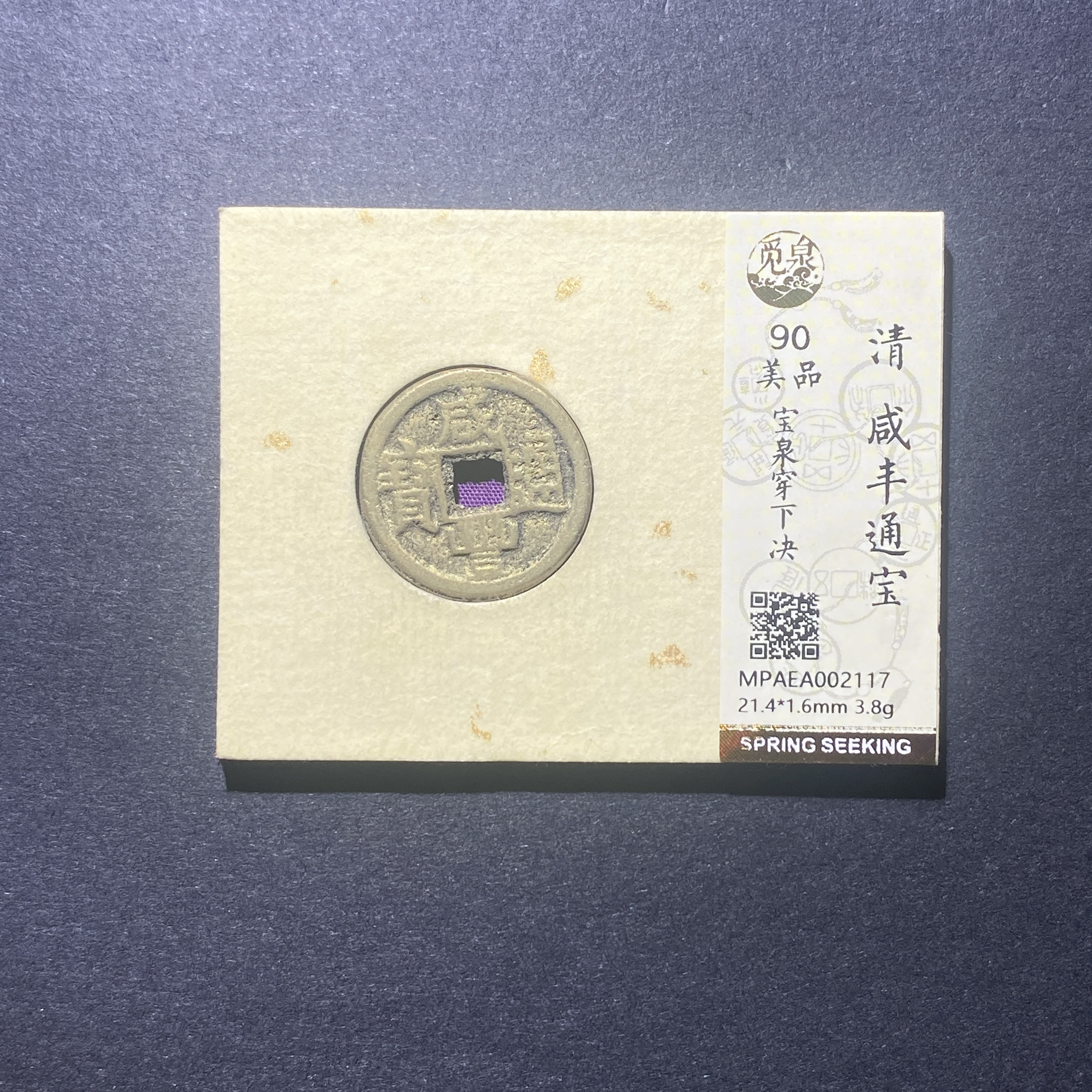 X918-10咸丰通宝2117--