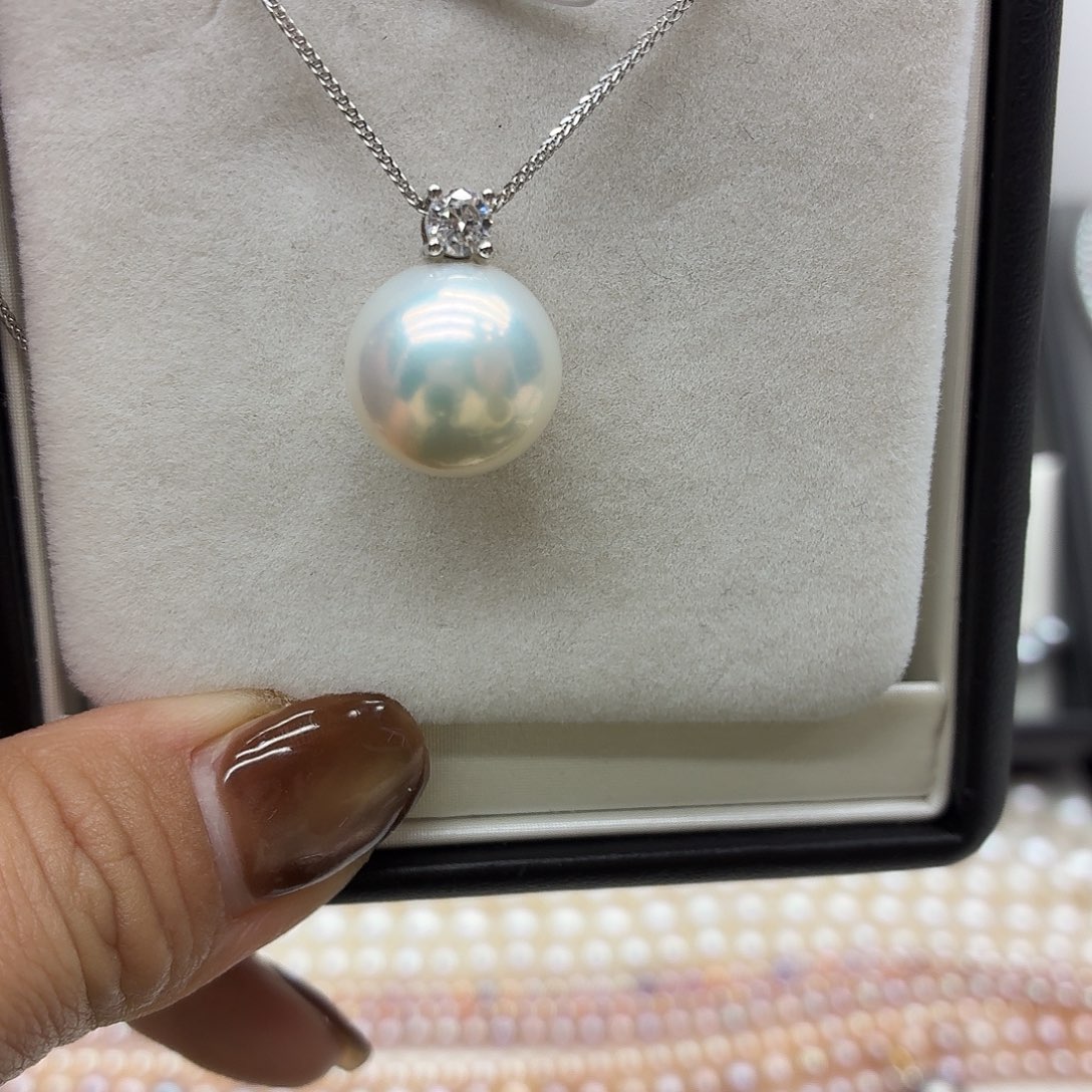 银珍珠吊坠特价13-14