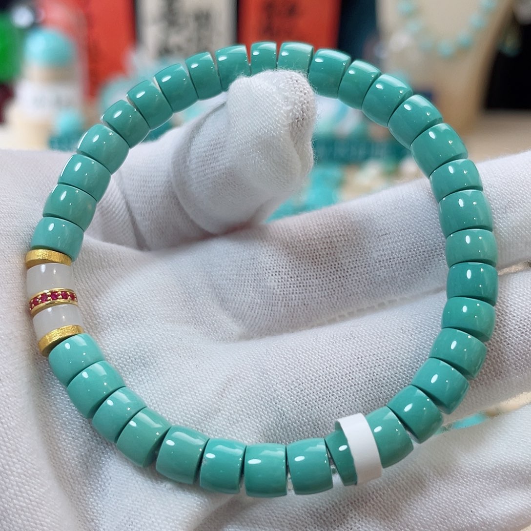 绿松石珠宝奇石未镶嵌