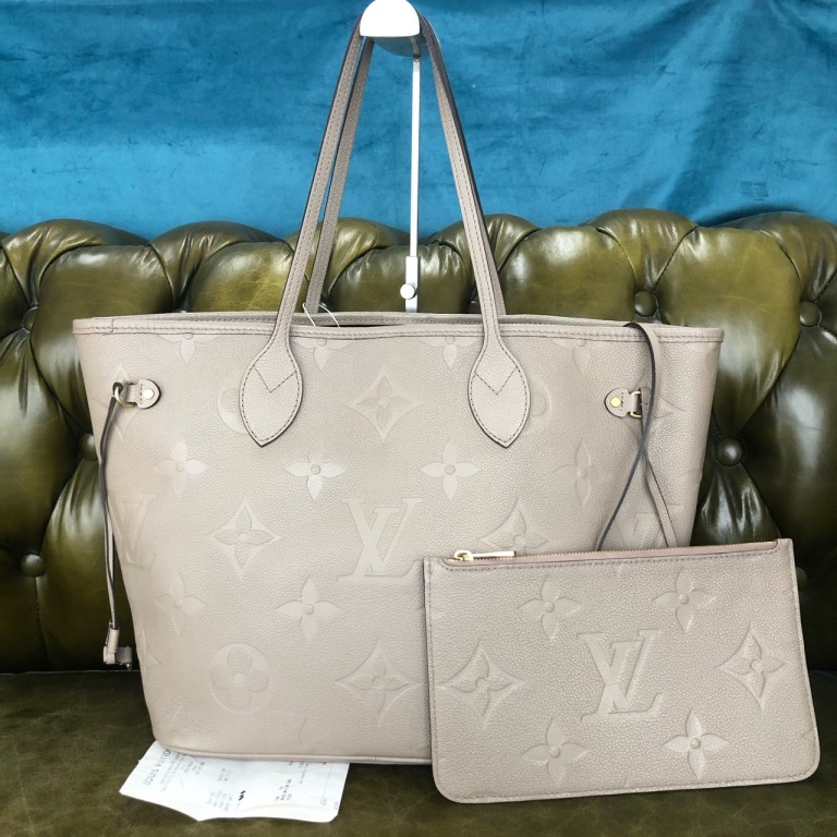 95新 LV 安洁利严选 LV压纹托特手提单肩包 WHL502090H