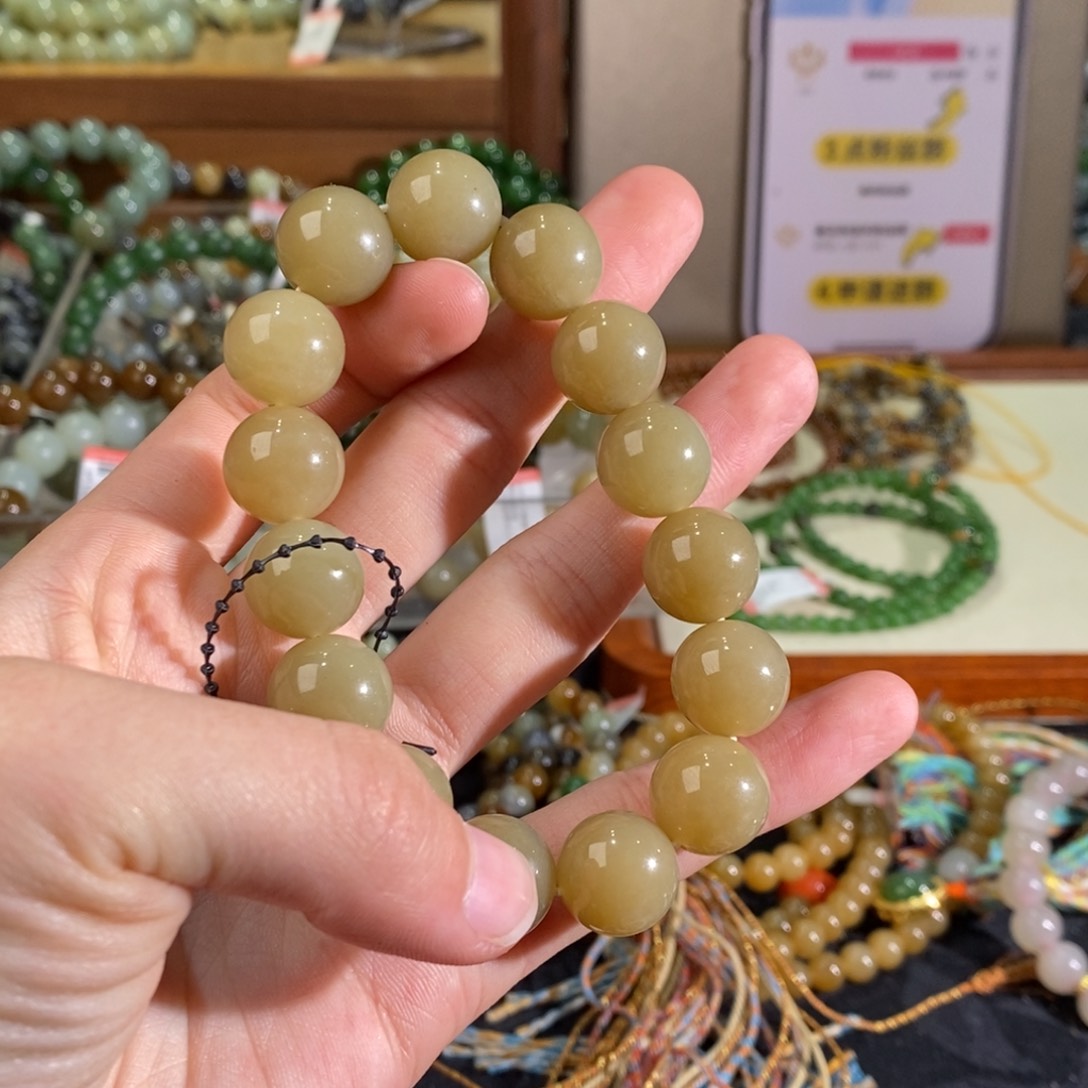 和田玉手链未镶嵌