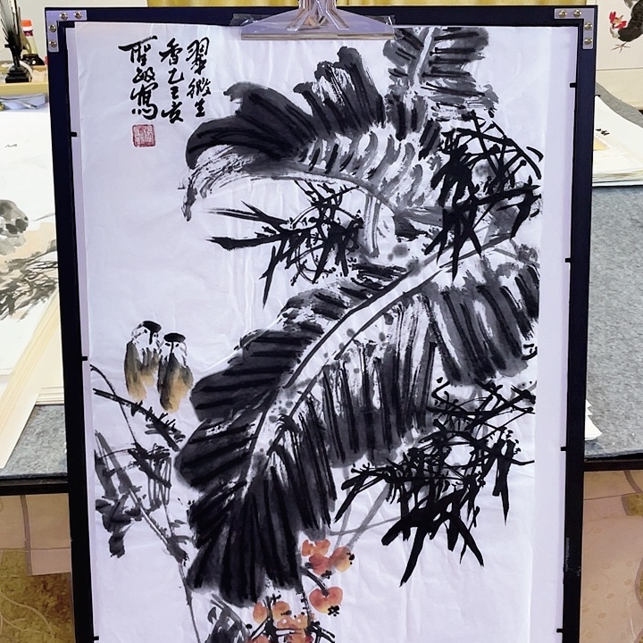 国画张圣敏先生纯手绘作品