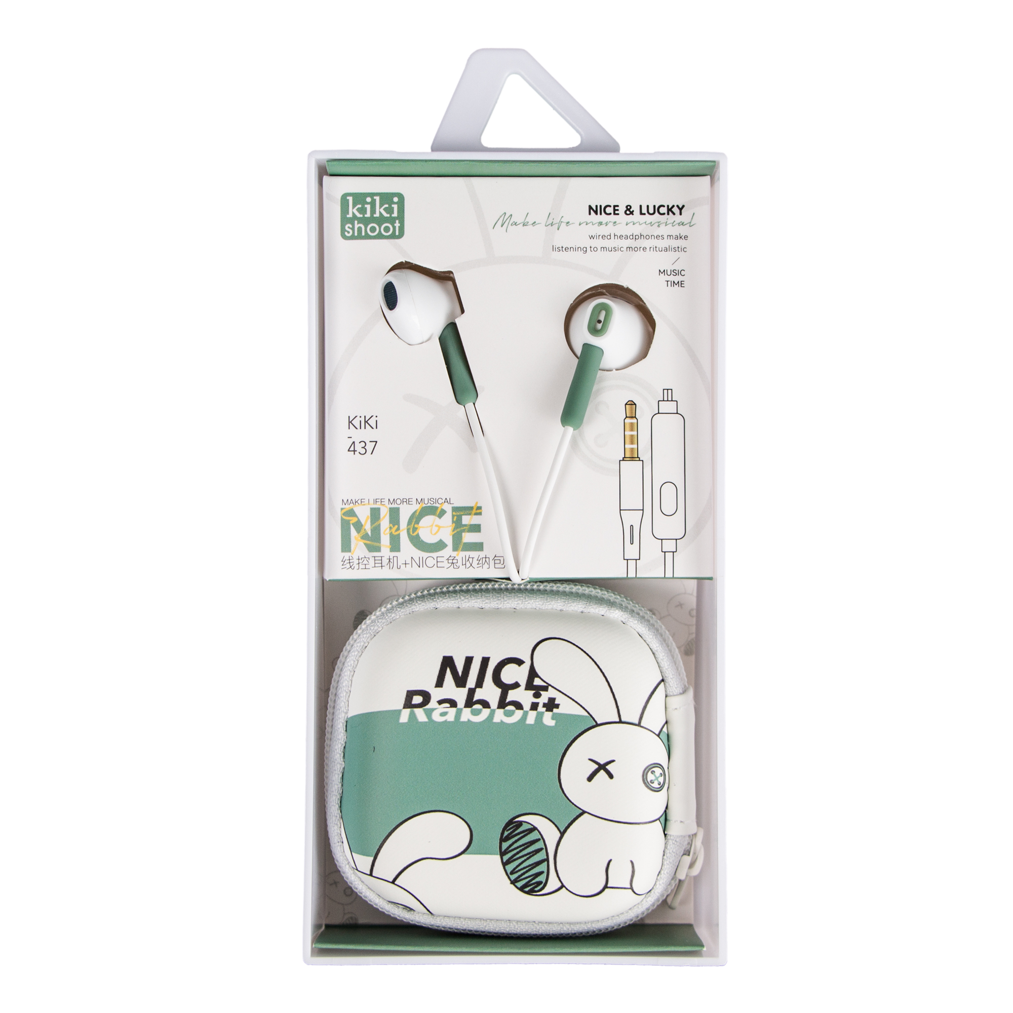 （颜色随机发）type-c接口有线耳机半入耳式降噪高音质ZQ80-31-02