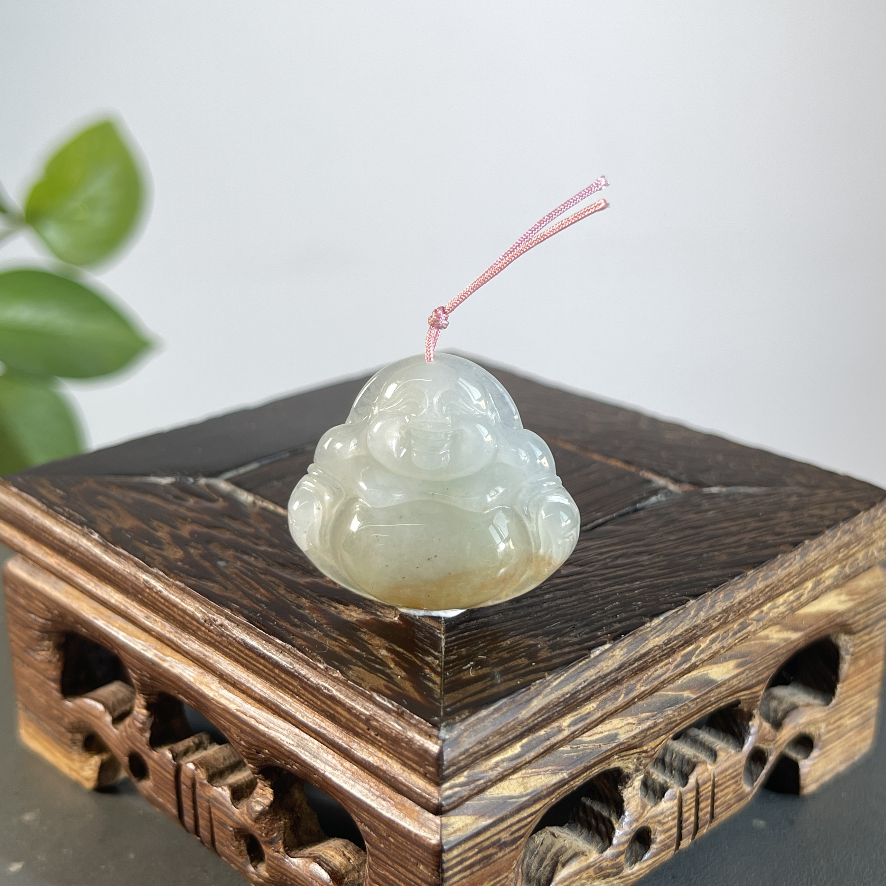 JXB16-40   天然缅甸翡翠A货  佛公