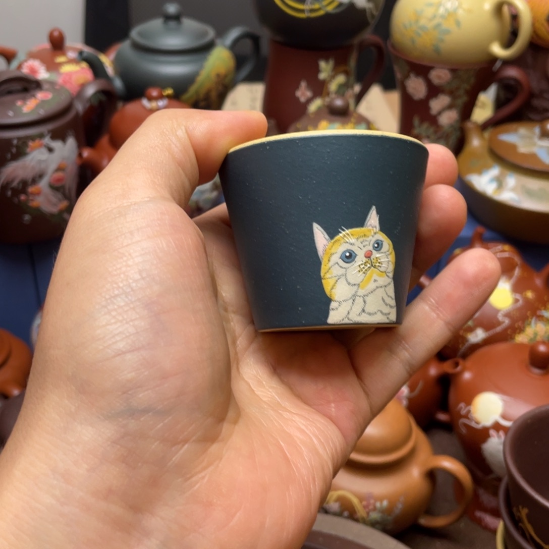 茶杯紫砂紫砂主人杯50cc