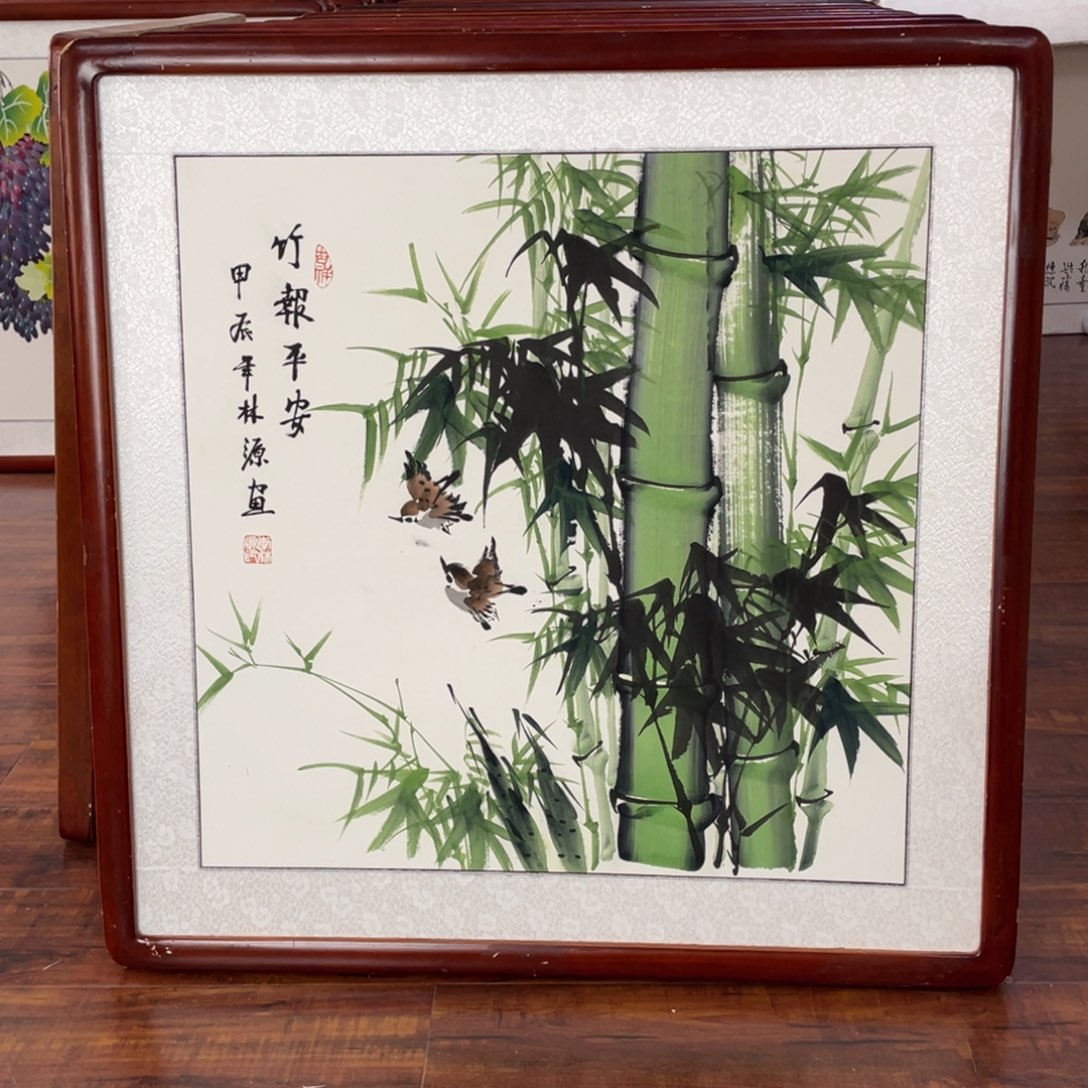 国画带框尺寸63*63厘米