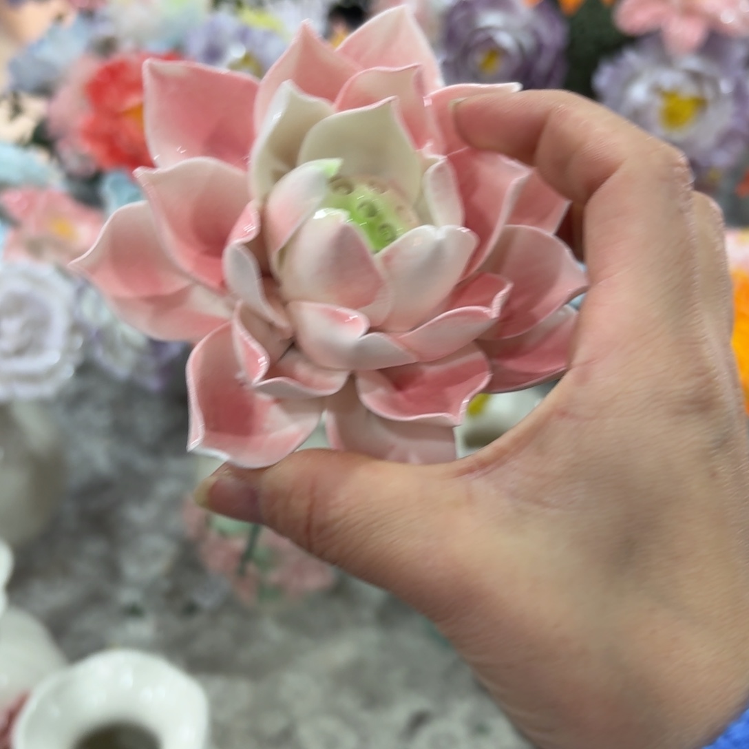 陶瓷花拍满20元发货，退款的拉黑