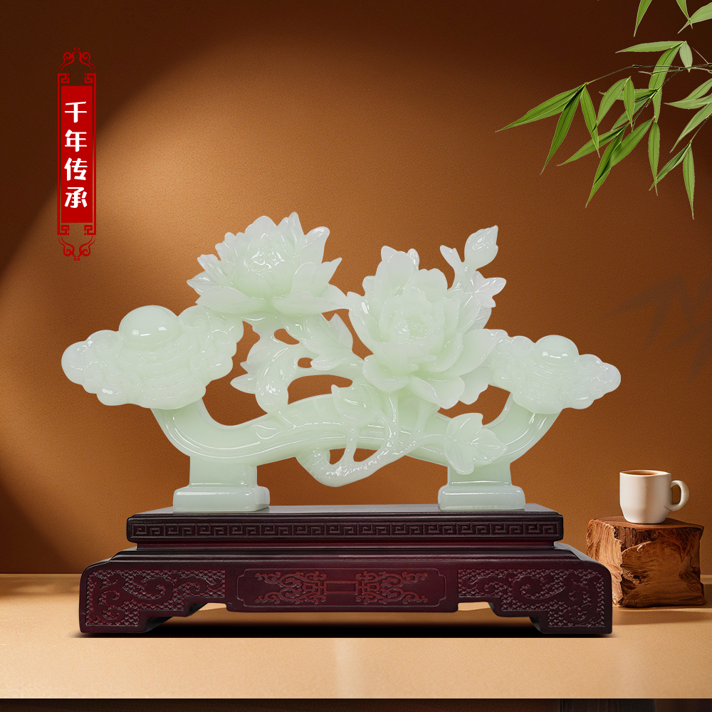 富贵如意摆件家居搬家乔迁送礼客厅玄关简约创意摆件品