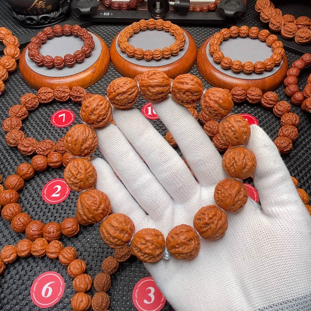 手串文玩核桃粗筋麦穗