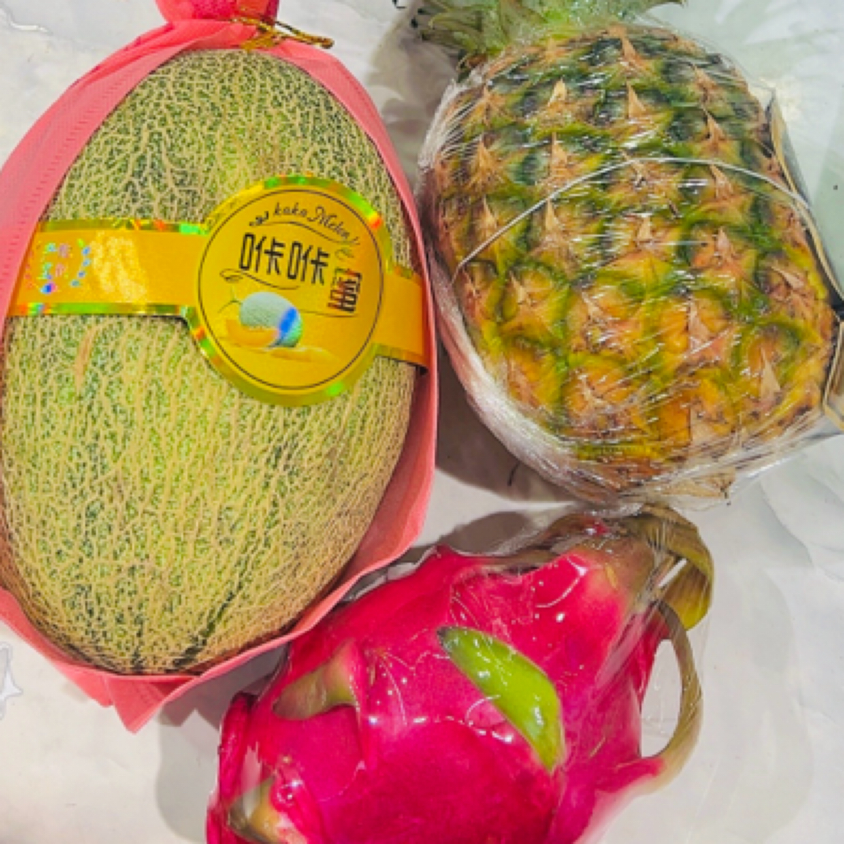 【下单可备注】凤梨+哈密瓜+红心火龙果