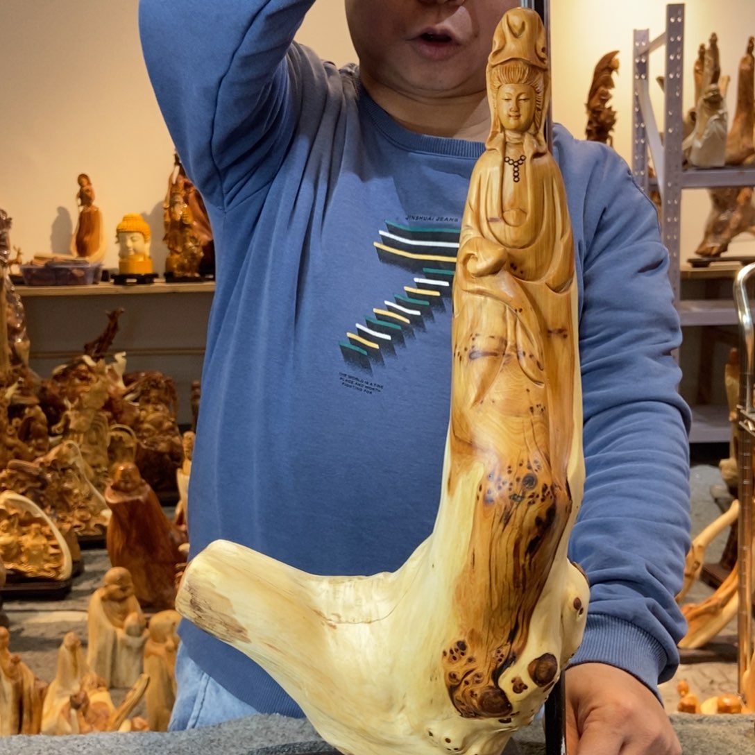 柏木（崖柏）太行崖柏根雕摆件