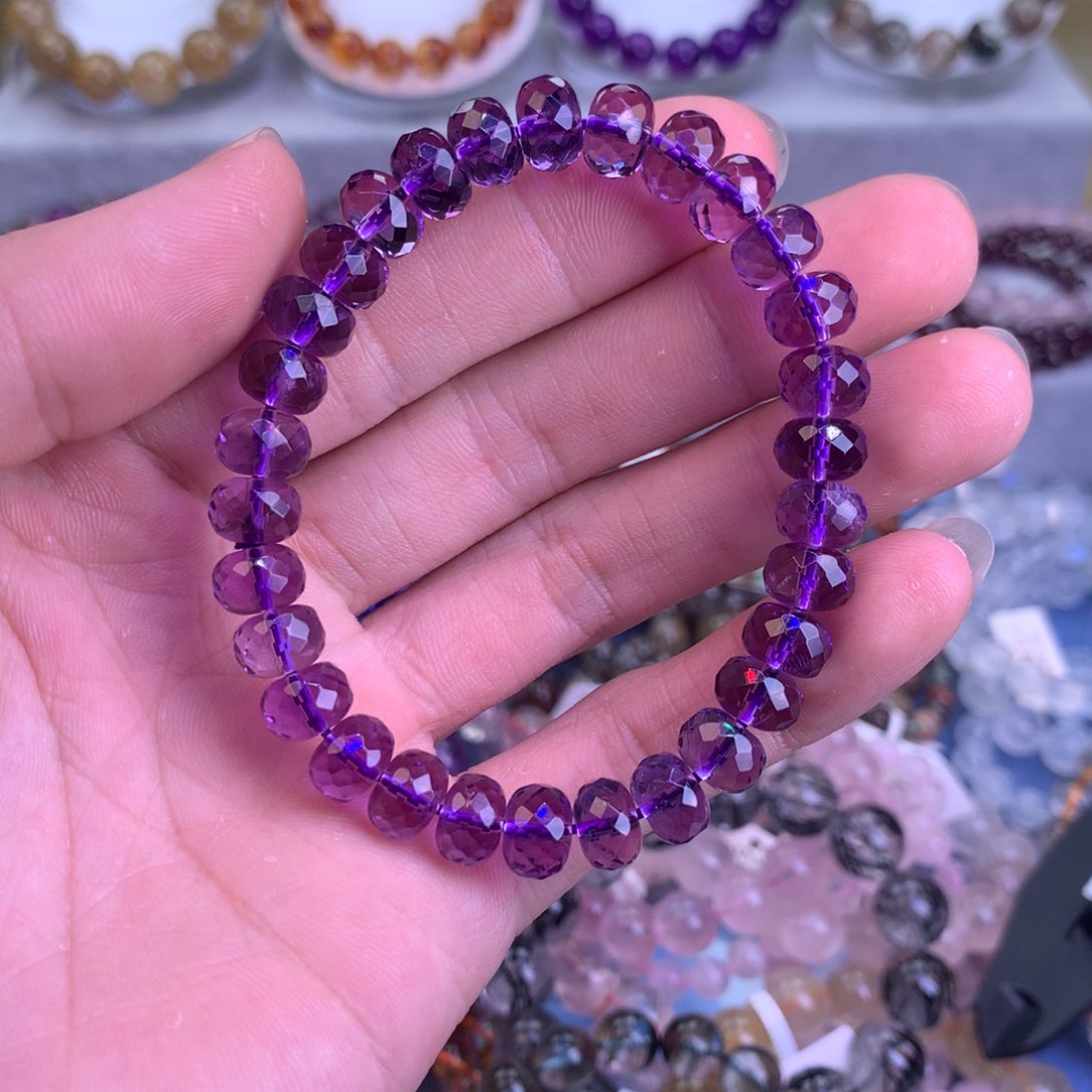 水晶手链未镶嵌水晶手串