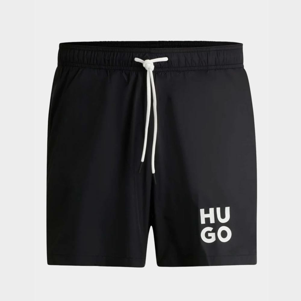 男装黑白两件装logo徽标长袖T恤