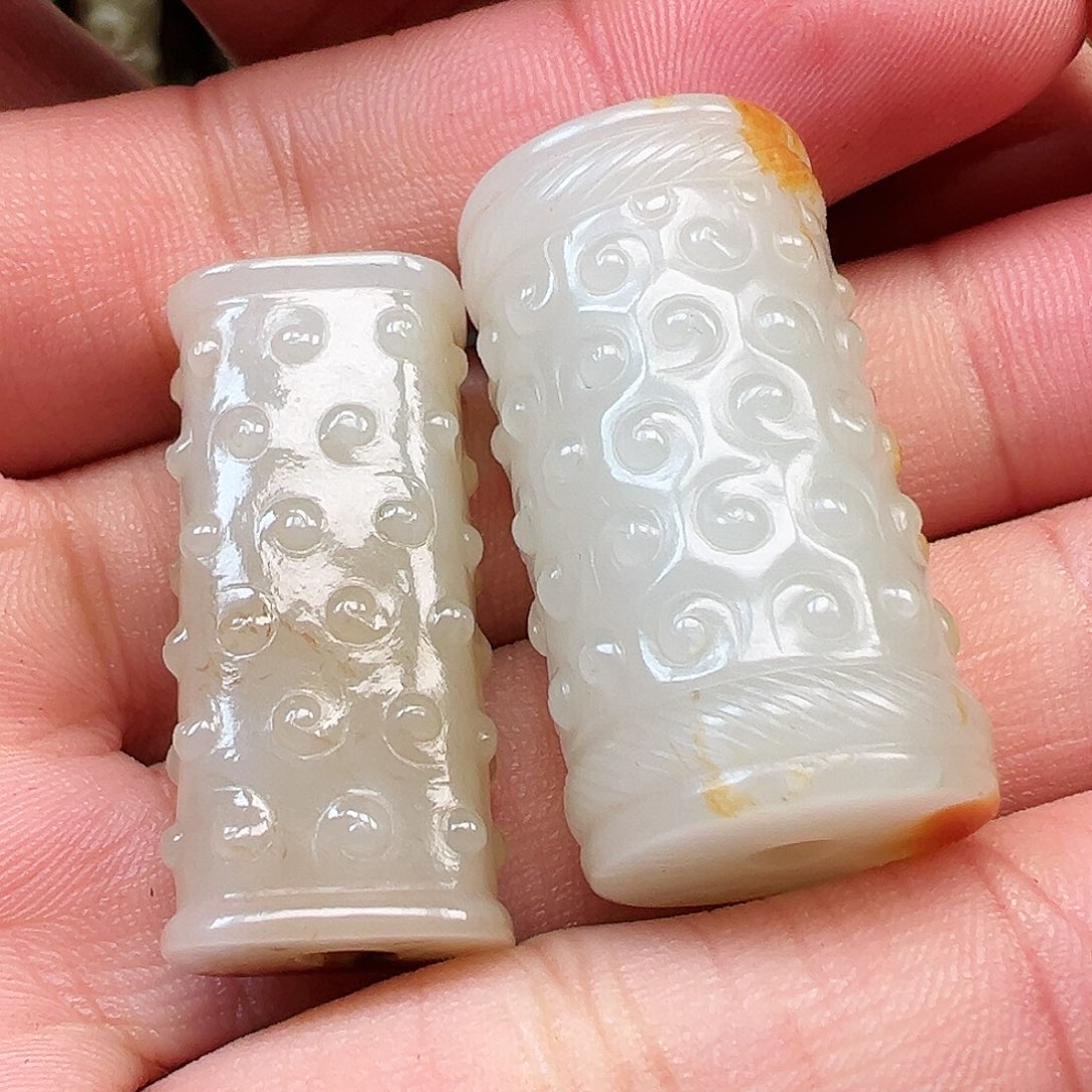 和田玉颈饰未镶嵌风**o