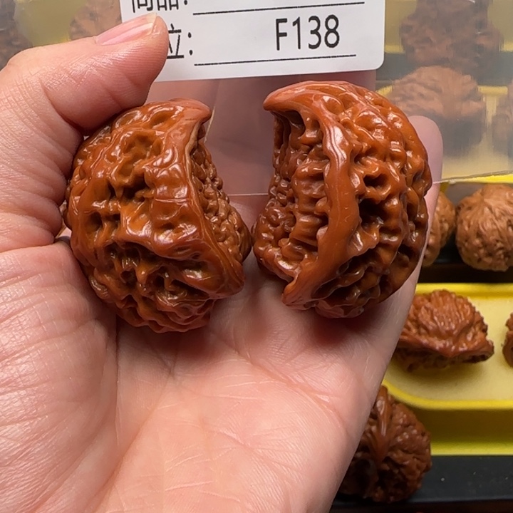 ༺***༻文玩核桃吊坠蛇王蛇王43