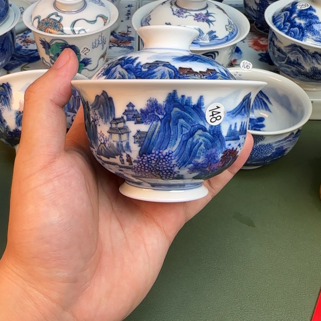 彦祖纯手工手绘茶具148