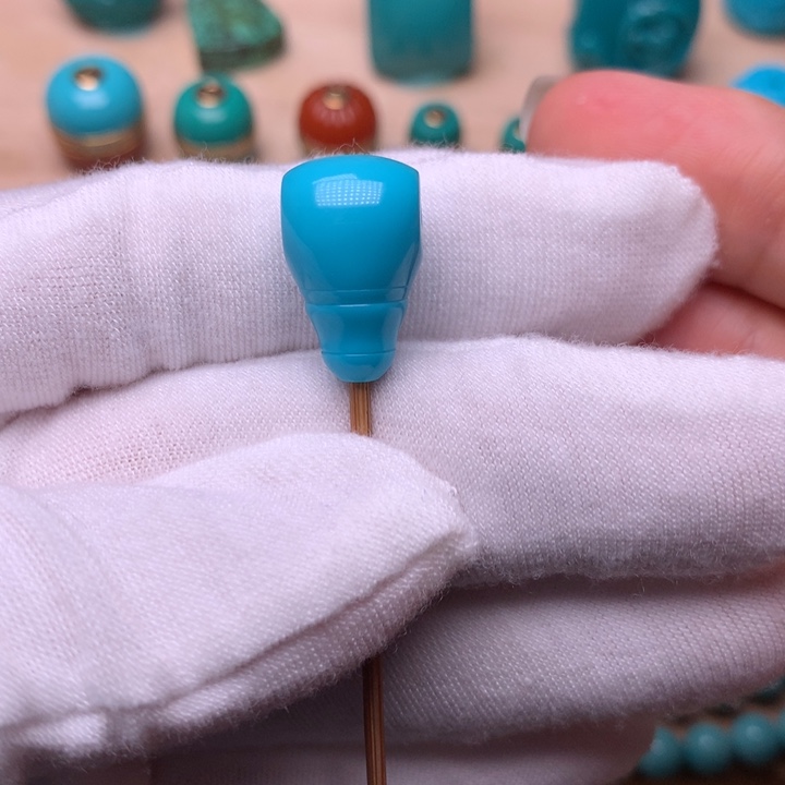 绿松石三通10.5未镶嵌