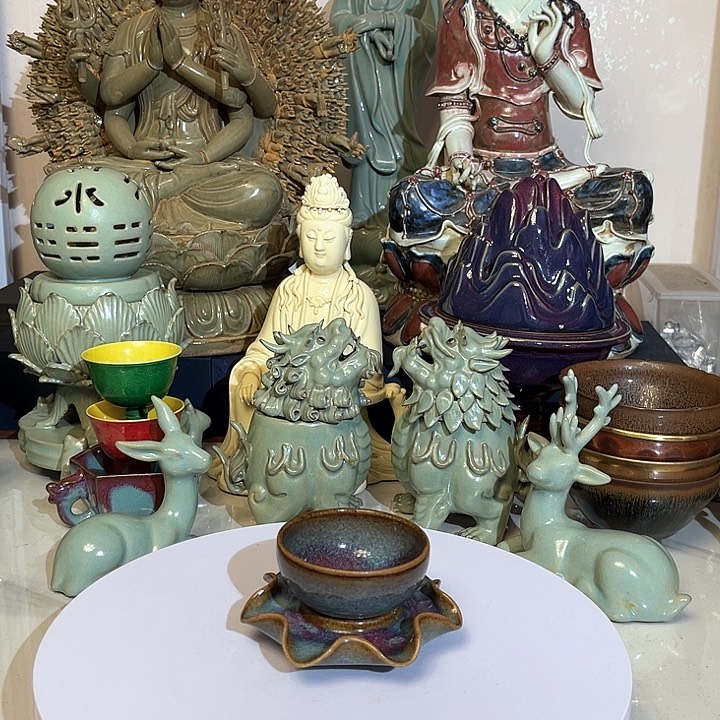 瓷片摆件摆件摆件