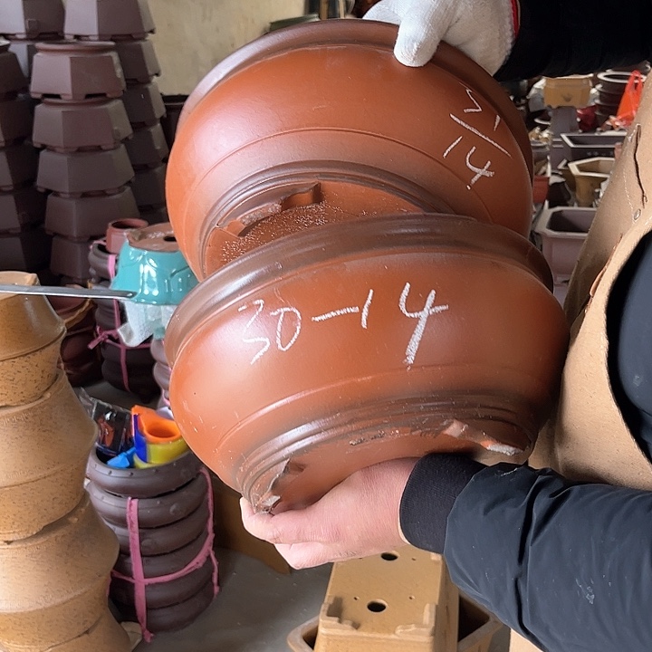 紫砂花盆紫砂等传统