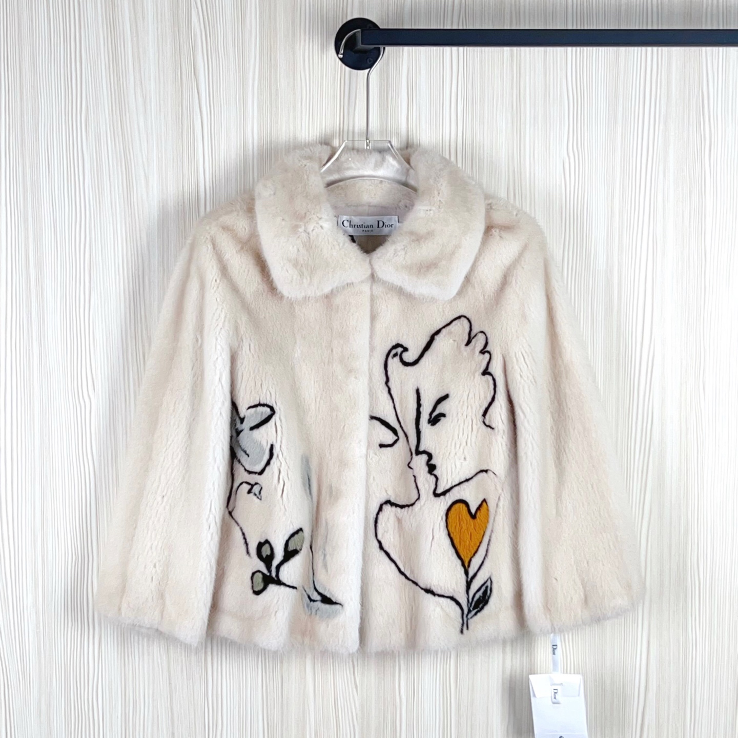 未使用 DIOR/迪奥 皮草成色看直播/尺码38/GSS30060 