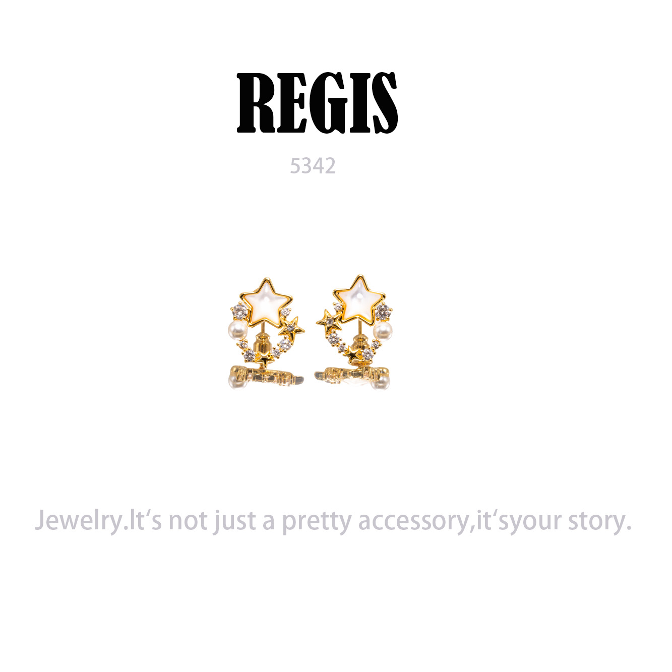 镀K金 REGIS  耳饰~5342