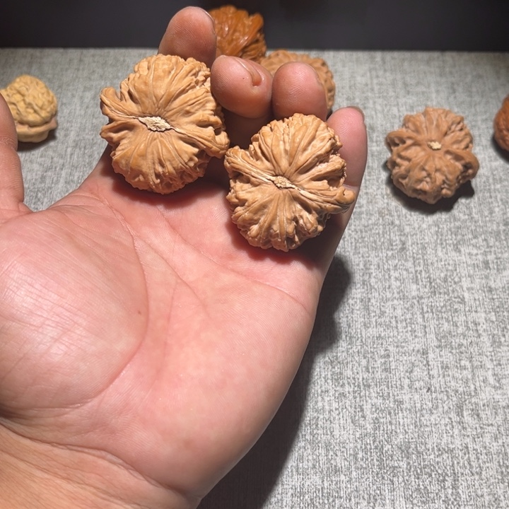吊坠文玩核桃白狮子01