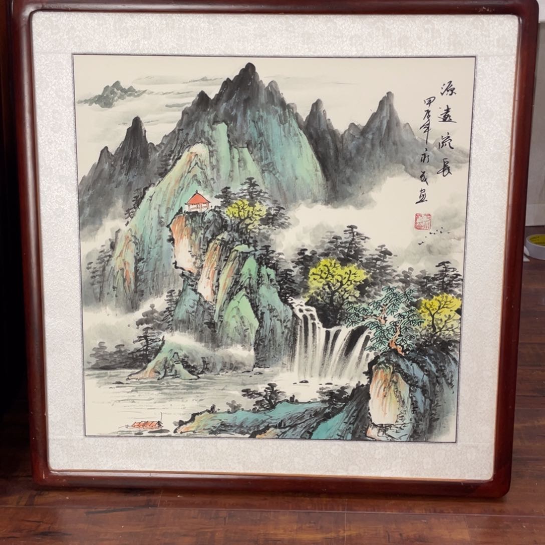 国画带框尺寸63*63厘米