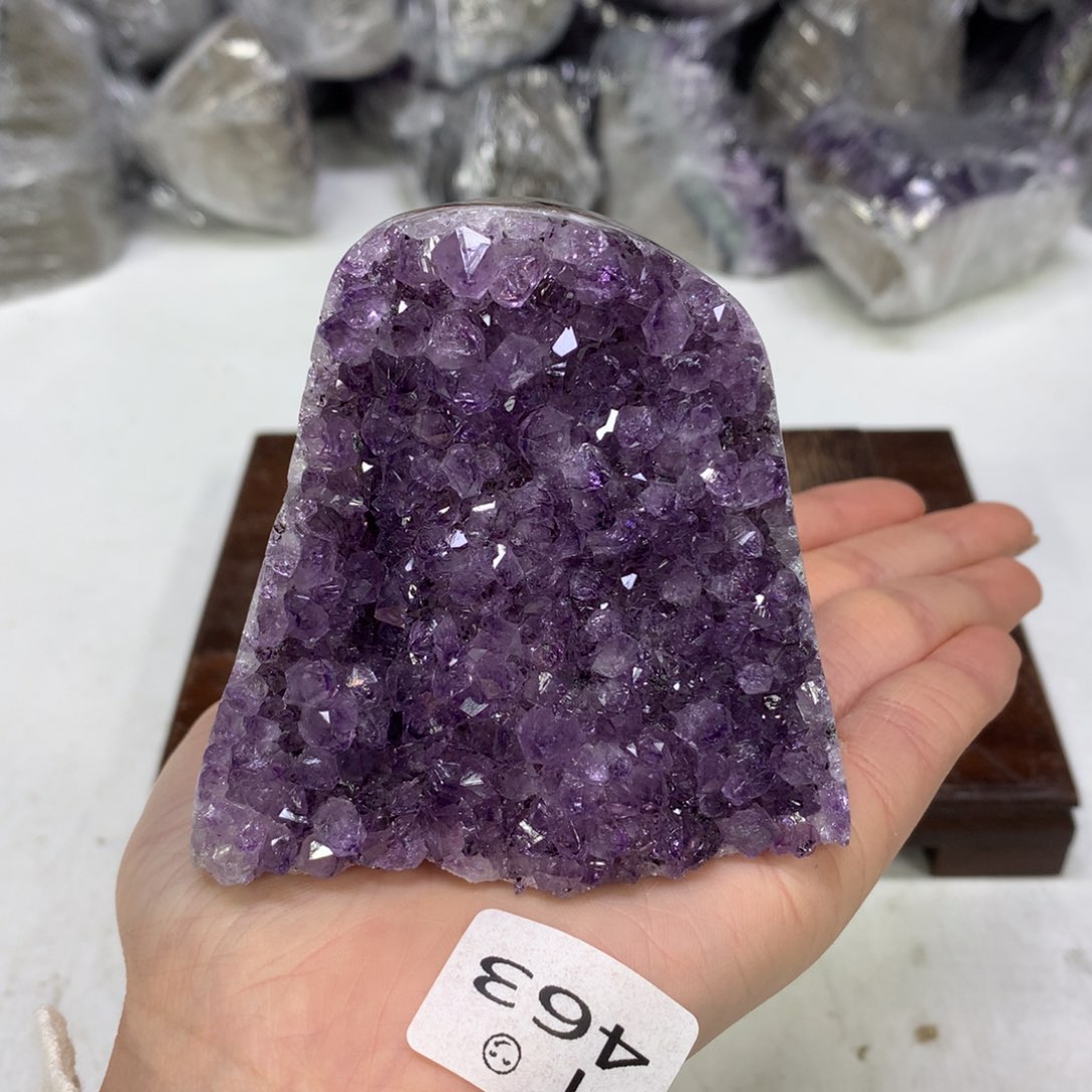 紫晶摆件未镶嵌水晶