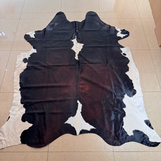 【本尼家】R188 265*215cm专拍牛皮地毯家用轻奢手工