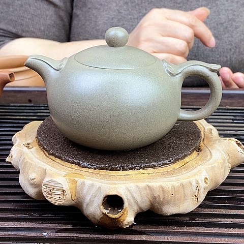 紫砂茶壶宜兴紫砂青段220c c