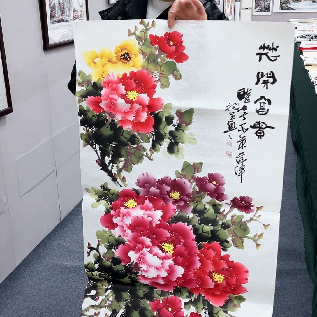 国画宣纸国画纯手绘作品
