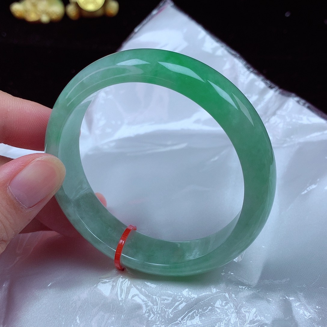 未镶嵌手镯翡翠58圈