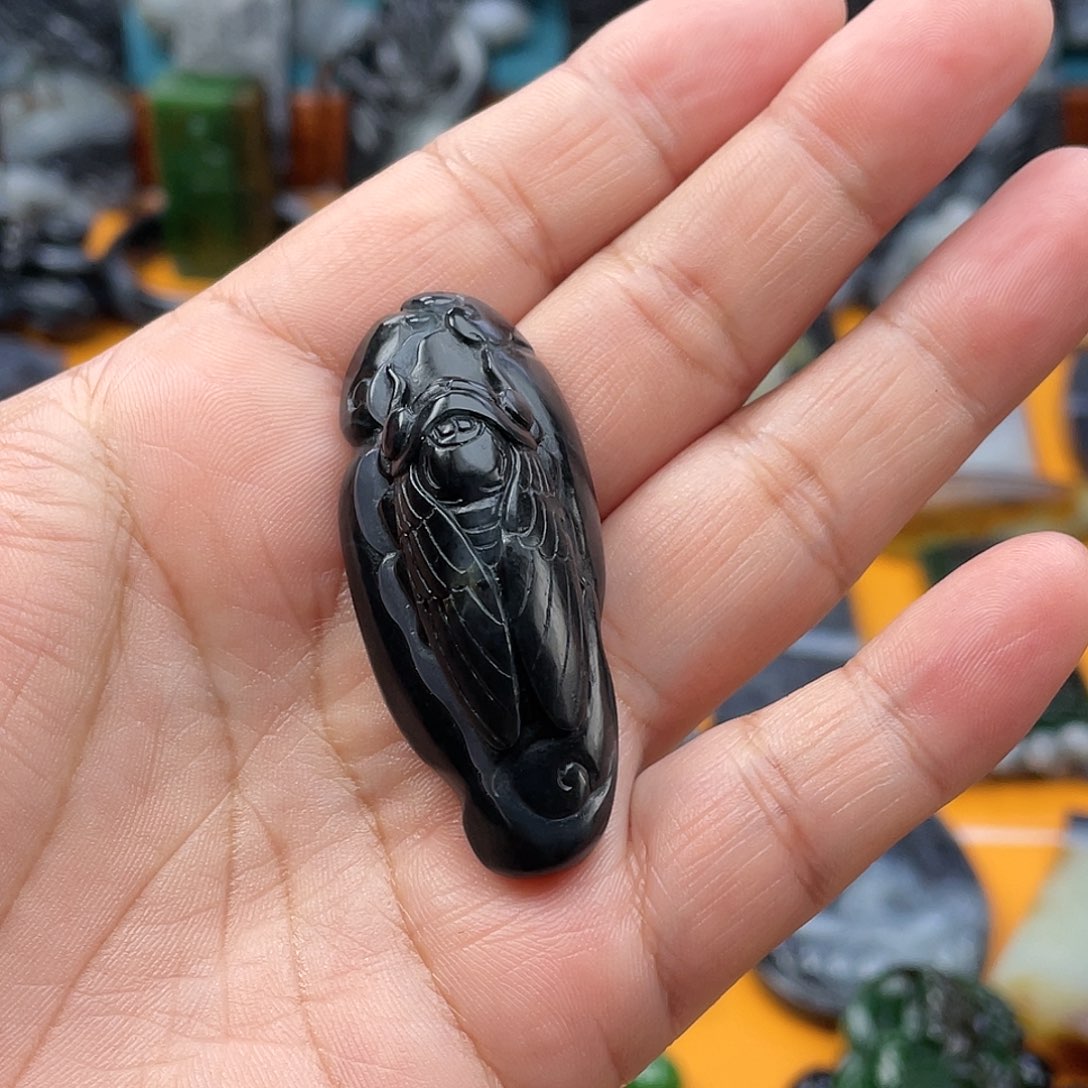 猫***龙和田玉未镶嵌颈饰