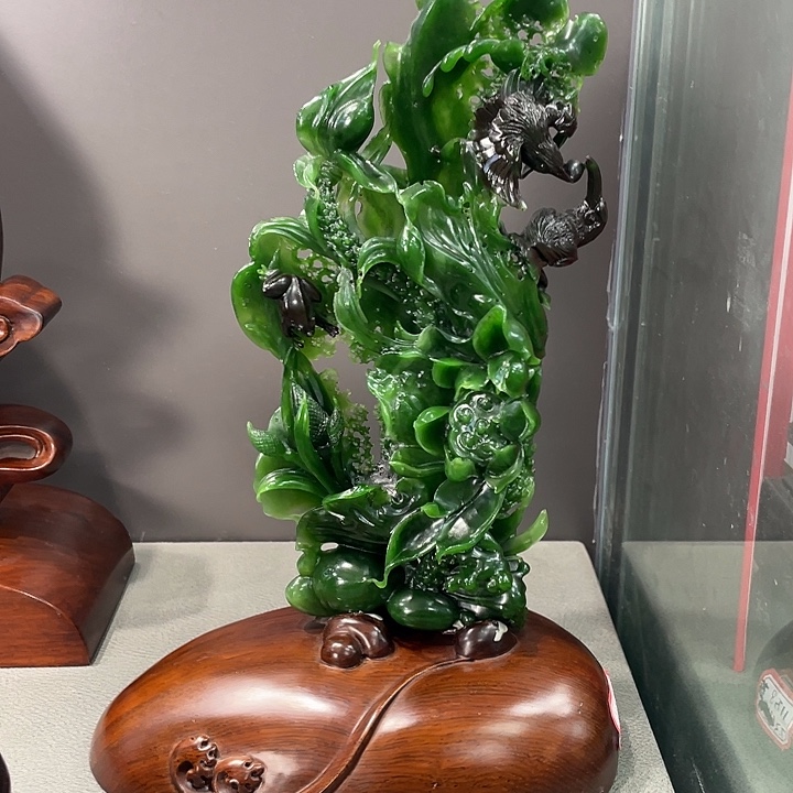 和田玉未镶嵌摆件