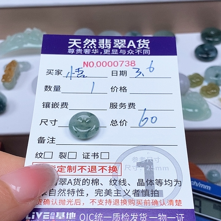 翡翠颈饰未镶嵌悟*