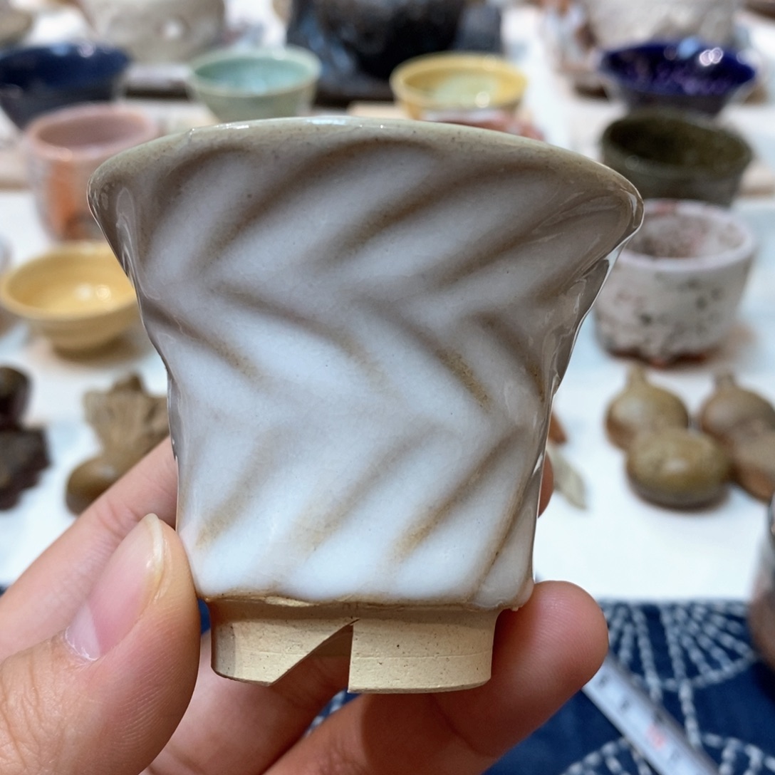 柴烧侘寂粗陶茶具  