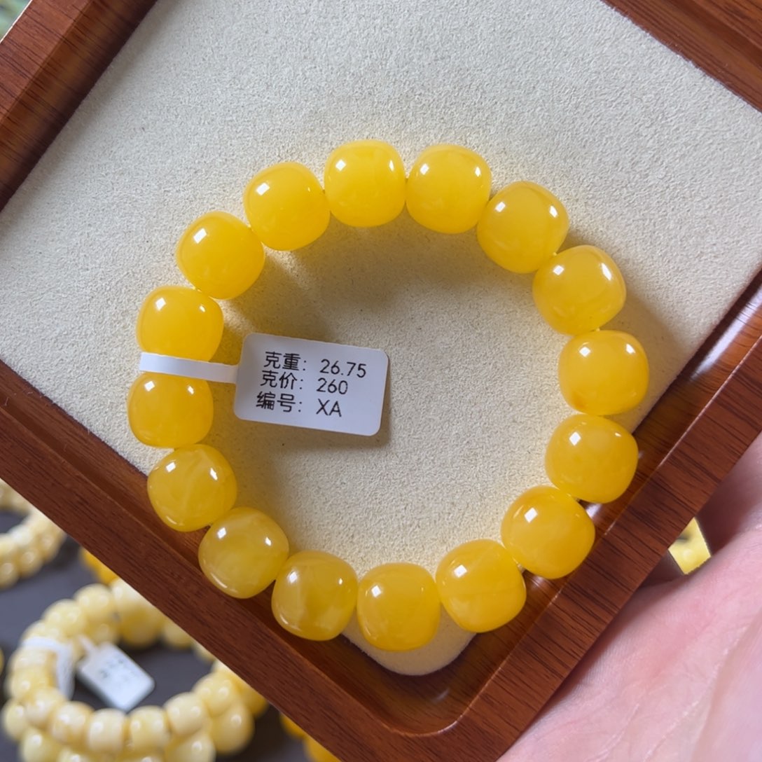 裸石蜜蜡未镶嵌14mm焦皮鸡油黄满蜜老型xa