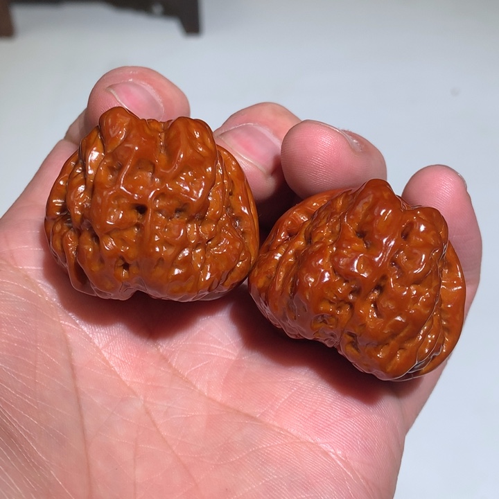 文玩核桃把件蛤蟆头.4