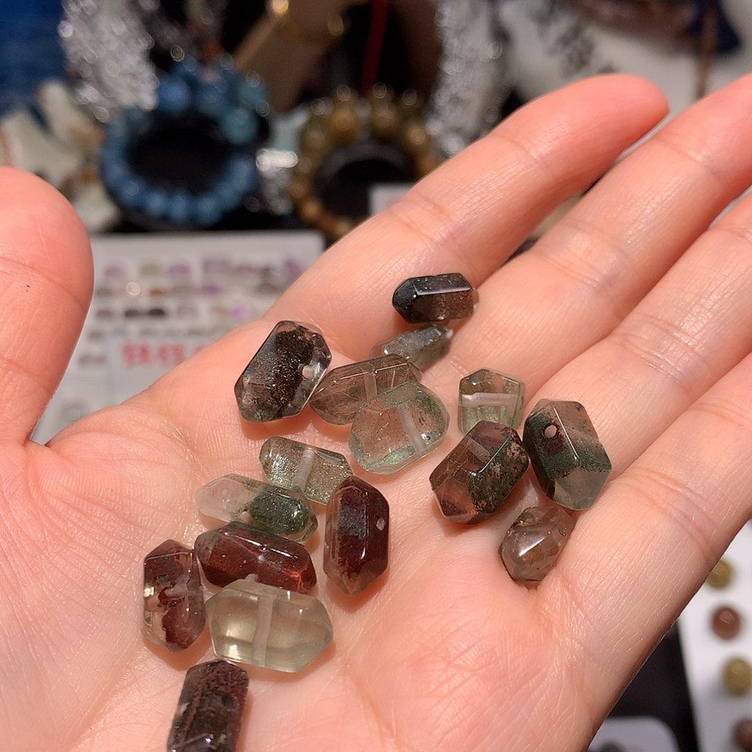 水晶未镶嵌颈饰多样化发2个043