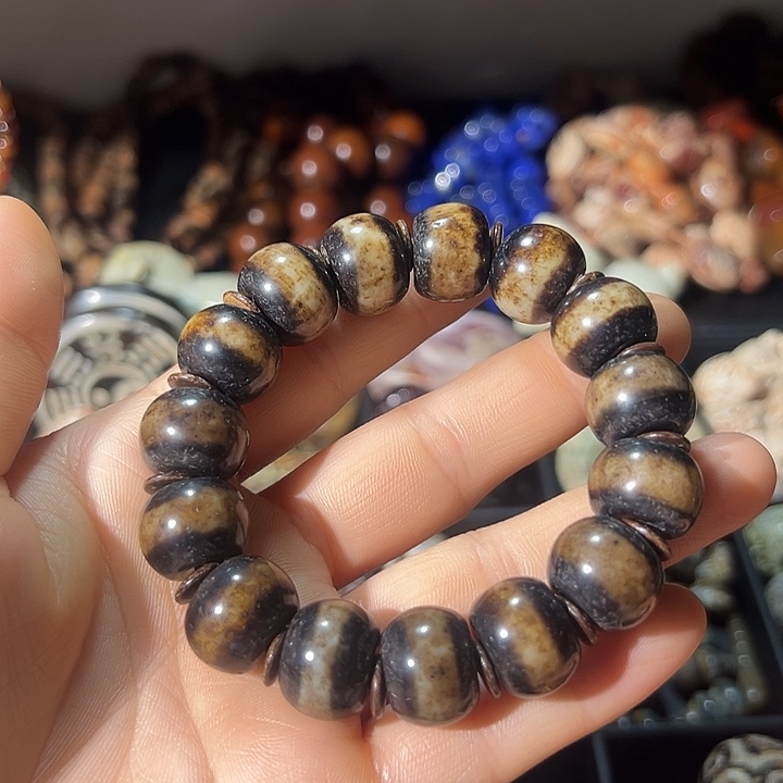 玛瑙/玉髓合金颈饰