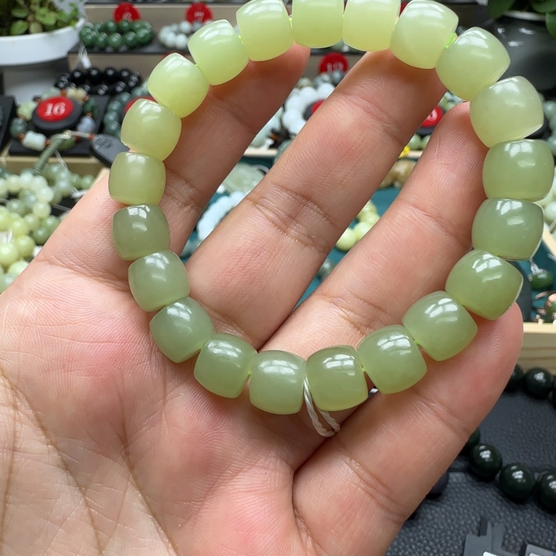 和田玉未镶嵌手链10