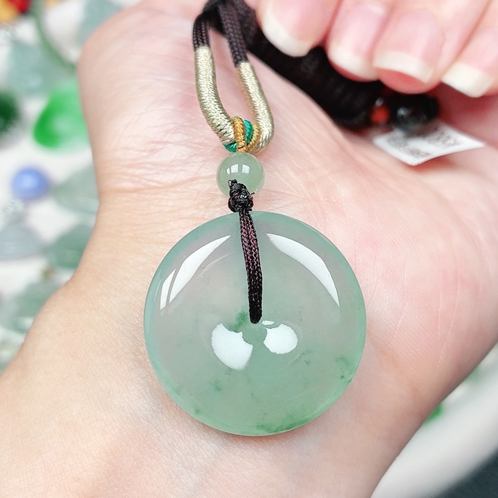 颈饰未镶嵌翡翠缅甸天然A货翡翠