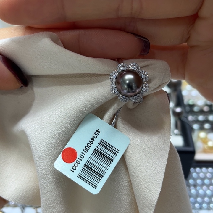 海水珍珠 戒指银S925镶嵌